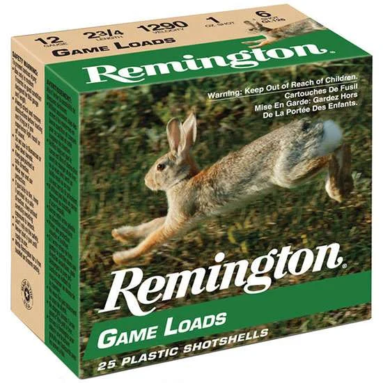 REMINGTON 12GA 2-3/4IN 1OZ 6 25 RD/BX 10 BX/CS - Image 4