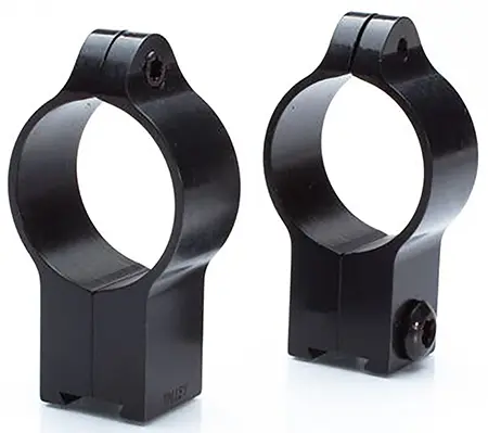 Talley 22CZRH Rimfire Rings Black CZ 452 European/455/457/512/513 1" High 0 MOA