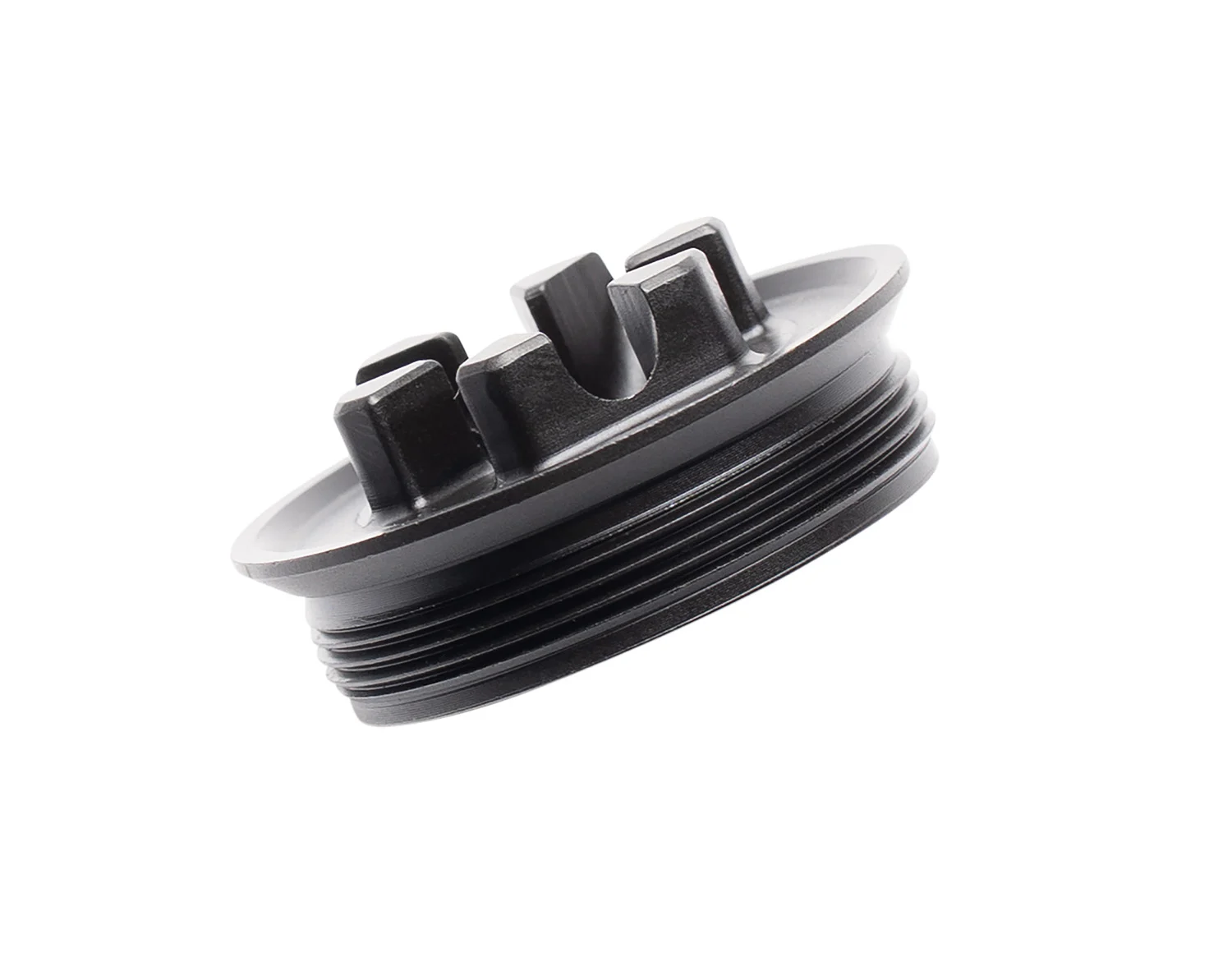 Dead Air RXD206 Flash Hider Front Cap 5.56mm Fits 0.53" Long Stainless Steel Black Nitride