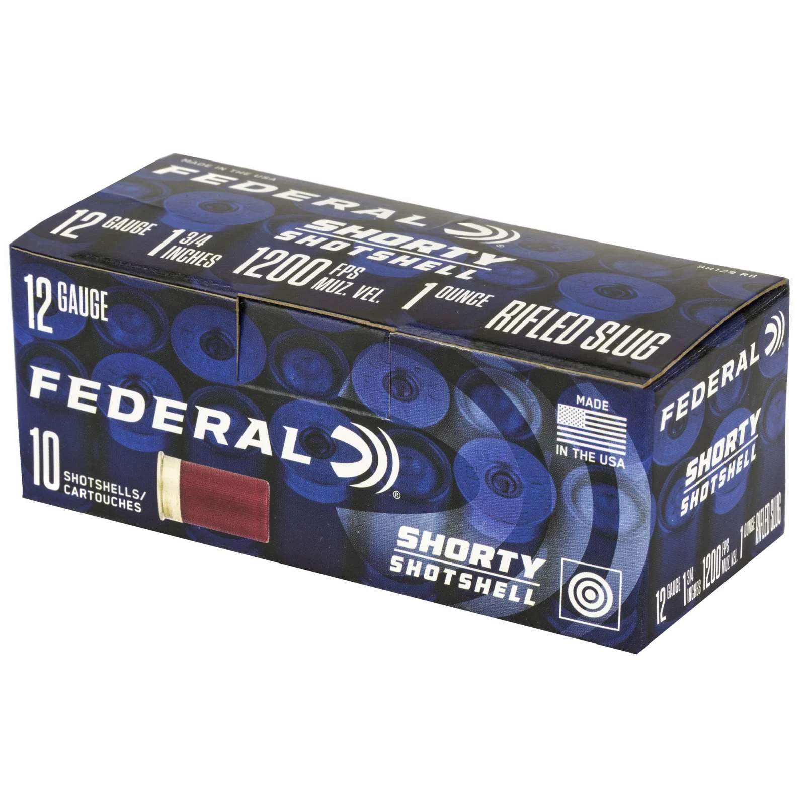 FEDERAL 12GA 1 3/4" RIFLED SLUG SHORTY SHOTSHELL 10 RD/BX 10 BX/CS - Image 2