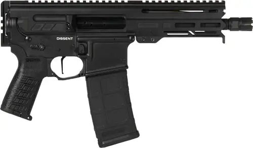 CMMG PISTOL DISSENT MK4 5.56MM - 6.5" 30RD ARMOR BLACK - Image 2