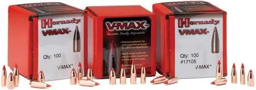 Hornady V-MAX Bullets 6mm .243" 87 gr V-MAXBT 100/ct