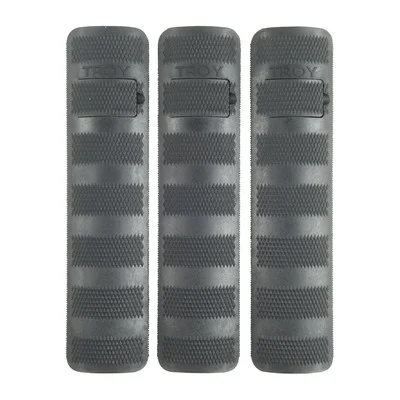 BATTLE RAIL COVER 3-PK PICATINNY POLYMER BLACK 6''