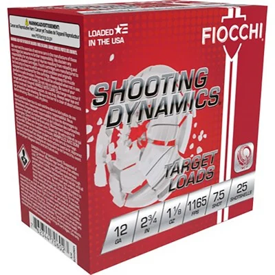 FIOCCHI SHOOTING DYNAMICS 12GA 1165FPS 1-1/8 OZ #7.5